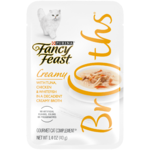Prime Members: 32-Pack 1.4-Oz Purina Fancy Feast Broths Creamy Wet Cat Food (Tuna, Chicken &amp; Whitefish) $15.30 + Free Shipping