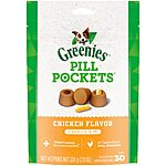 30-Count Greenies Pill Pockets Capsule Size Soft Dog Treats (Chicken Flavor) $4.50 w/ Subscribe &amp; Save