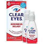 Eye Drops: 35% Off: 2-Count 0.5-Oz Clear Eyes Redness Relief $3.75, 1-Oz TheraTears Dry Eye Therapy Lubricant $8.10 &amp; More w/ S&amp;S + Free Shipping w/ Prime or on $35+