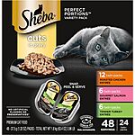 Select Accounts: 48-Ct 1.32-Oz Sheba Perfect Potions Wet Cat Food Tray (Variety) $11.50 &amp; More w/ S&amp;S
