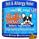 Well Loved Dog Supplement: 120-Count Allergy Relief Chews $9.60, 120-Count Digestive Enzymes &amp; Probiotics $10.40 &amp; More w/ S&amp;S + FS w/ Prime or on $35+