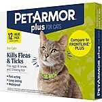 PetArmor Plus Flea & Tick Prevention Treatments for Dogs or Cats: 12 Doses From $45 &amp; More w/ Subscribe &amp; Save