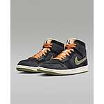 Nike Men's Air Jordan 1 Mid SE Craft Shoes (Anthracite/Black/Mandarin/Olive) $70.40 + Free Shipping