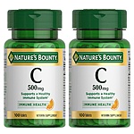 100-Count Nature's Bounty Vitamin C 500mg Tablets 2 for $4.20 w/ Subscribe &amp; Save