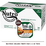 Select Amazon Accounts (YMMV): 24-Count 3.5-Oz NUTRO Adult Natural Grain-Free Wet Dog Food (Tender Chicken, Sweet Potato &amp; Pea Stew) $21.85 &amp; More w/ S&amp;S + FS