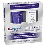 Crest 3D White Brilliance 2-Step Toothpaste &amp; Whitening Gel Kit  $8.95 w/ S&amp;S + Free Shipping w/ Prime or on $35+