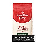 3-Pack 12-Oz Seattle's Best Coffee Post Alley Blend Ground Coffee (Dark Roast) $7.85 w/ S&amp;S + Free Shipping w/ Prime or on $35+