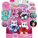 4-Pack ScrunchMiez Hair Scrunchie to Cute Plush Friend & Backpack Clip $3.80