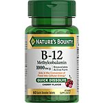 Nature's Bounty Vitamins & Supplements: Buy 1 Get 1 Free: 100-Ct Vitamin B12 2 for $6.10 &amp; More