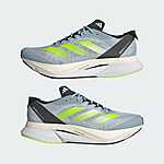 adidas Men's Adizero Boston 12 Running Shoes (Wonder Blue / Lucid Lemon / Carbon) $78.40 + Free Shipping