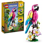 253-Piece LEGO Creator Exotic Pink Parrot 3-in-1 Building Toy Set $16 + Free Store Pickup