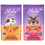 Halo Holistic Grain-Free Dry Cat Foods: For Indoor Cats (10-lbs Cage-Free Chicken &amp; 10-lbs Wild-Caught Salmon &amp; Whitefish) + $30 Amazon Credit $62.80 &amp; More w/ S&amp;S + Free Shipping