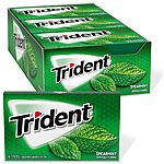 12-Pack 14-Piece Trident Sugar-Free Gum (Various Flavors) $7.50 w/ Subscribe &amp; Save