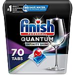70-Count Finish Powerball QUANTUM Infinity Shine Dishwasher Detergent Tablets $15.60 w/ Subscribe &amp; Save