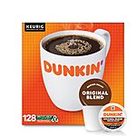 128-Ct Dunkin' Original Blend Coffee K-Cup Pods (Medium Roast) $35.65 w/ Subscribe &amp; Save + Free S/H