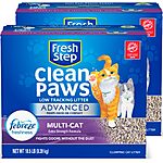 37-lbs Fresh Step Advanced Clean Paws Multi-Cat Clumping Cat Litter $17.55 w/ Subscribe &amp; Save