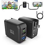 Mirabox 36W Portable TV Dock Charger for Nintendo Switch w/ USB-C to USB-C Cable $20 &amp; More + Free Shipping