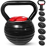 Prime Members: Yes4All Adjustable Weight Cast Iron Kettlebell (Up to 40-Lbs) $50.80 + Free Shipping