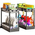 2-Pack Cicilyna 2-Tier Under Sink Organizer $10.37 + Free Shipping w/ Prime or on $35+
