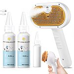 Vvwvvw Rechargeable Steam Pet Grooming Brush w/ 2-Count 4.22-Oz Concentrated Shampoo $6.99 + Free Shipping w/ Prime or on $35+