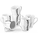 6-Piece 11-Oz Veweet Ceramic Coffee Mugs (Fiona) $16.49 + Free Shipping w/ Prime or on $35+