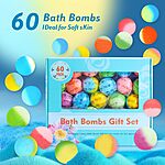 60-Count PickMora Mini Bath Bombs (Lavender Rose Eucalyptus Mint Chance Verbena) $14