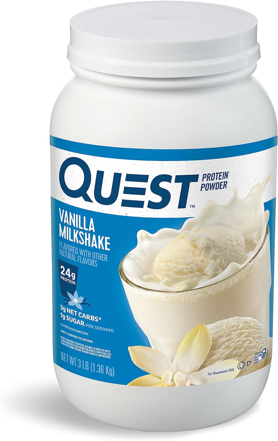 3-lbs Quest Nutrition Protein Powder (3 flavors) + $10 Amazon Credit $37.85 w/ S&S + Free Shipping