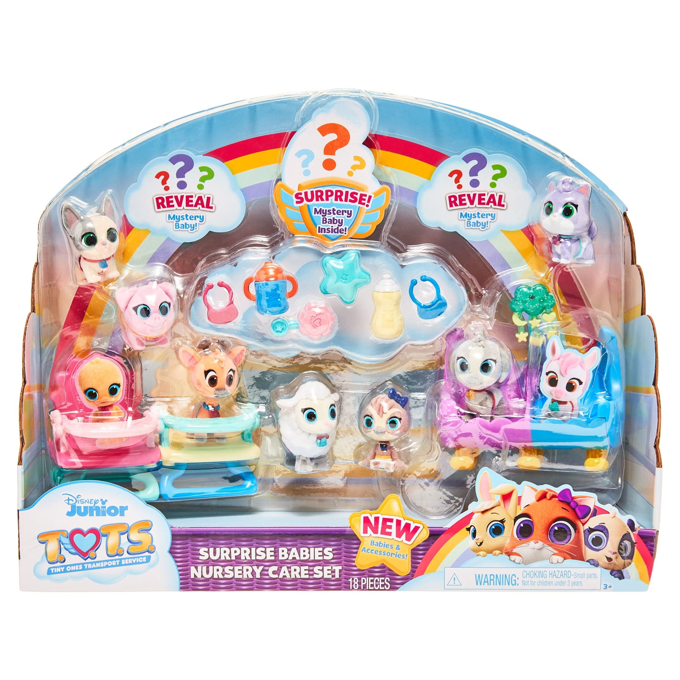 18-Piece Disney Junior T.O.T.S. Surprise Babies Nursery Care Set $7.50  + Free S&H w/ Walmart+ or $35+