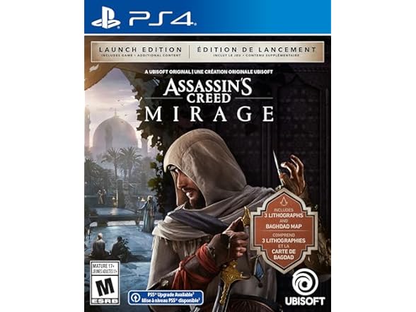 Assassin's Creed Mirage (PS4): Launch Edition $20, Deluxe Edition $25 + Free Shipping w/ Amazon Prime