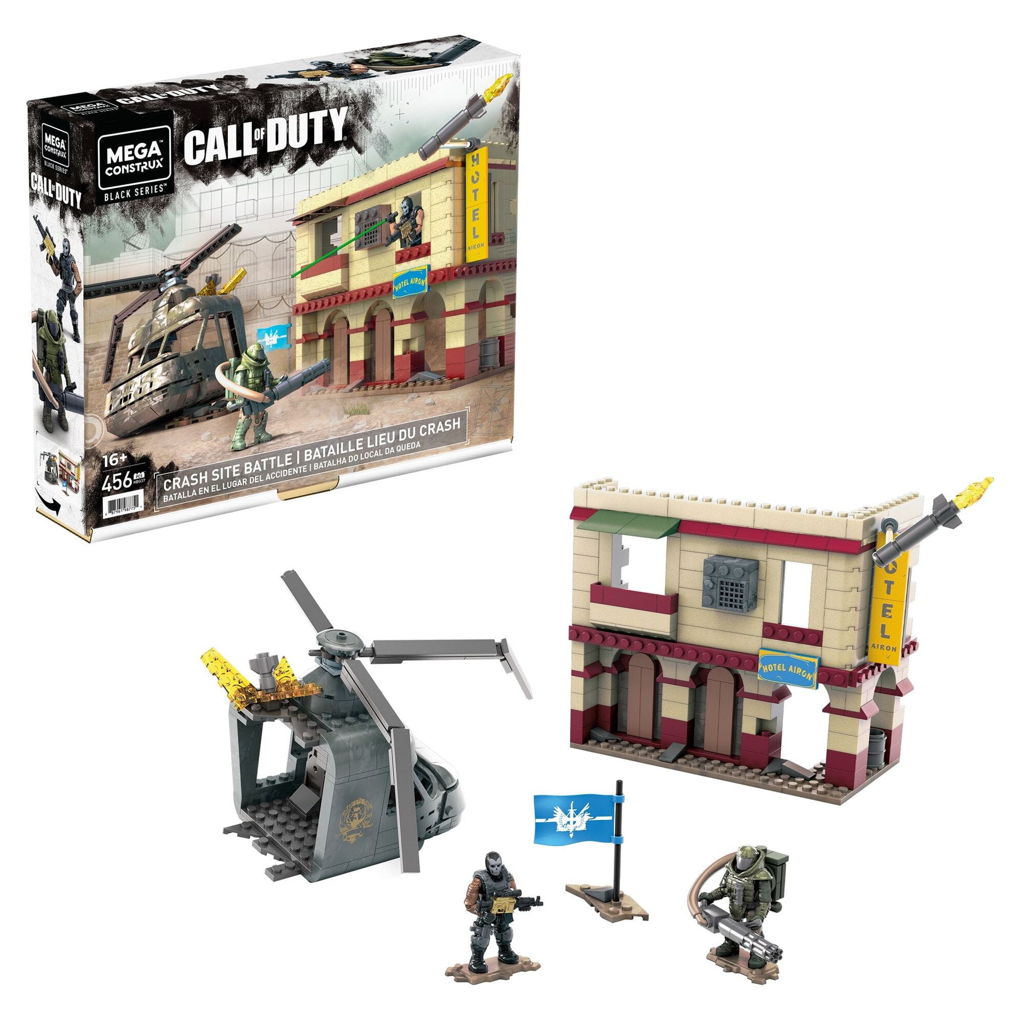 456-Piece Mega Call of Duty Crash Site Battle Building Toy w/ 2 Figures $10.20 & More + Free S&H w/ Walmart+ or $35+