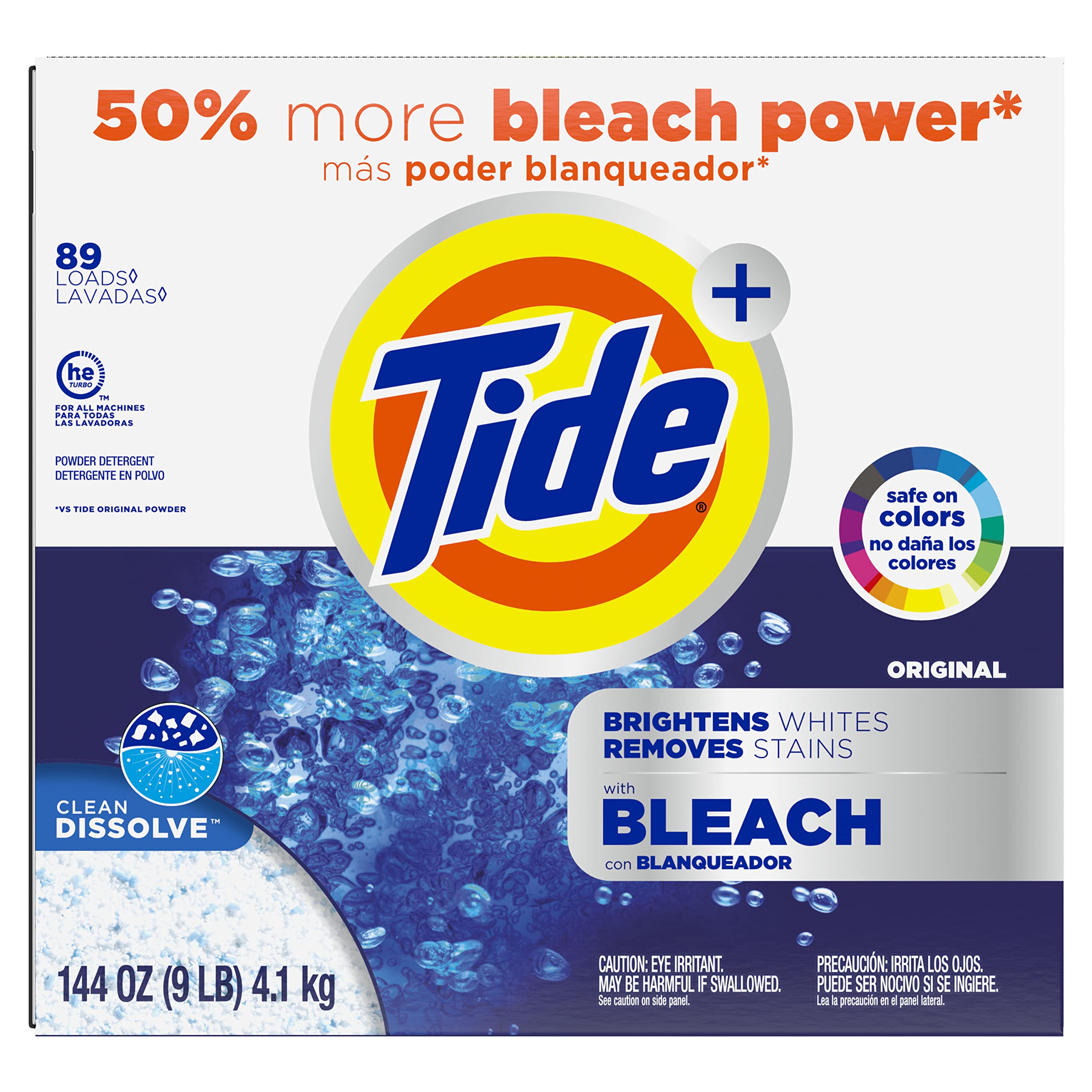 144-Oz Tide Plus Bleach Powder Laundry Detergent + $18 Amazon Credit $21.80 w/ S&S  + Free Shipping w/ Prime or on $35+