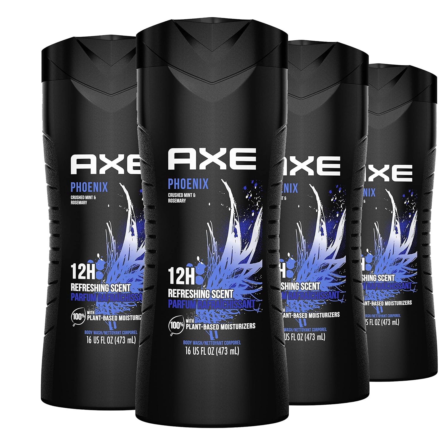 Select Amazon Accounts (YMMV): 4-Count 16-Oz AXE Men's Body Wash Phoenix (Crushed Mint & Rosemary) $5.15 w/ S&S + Free Shipping w/ Prime or on $35+