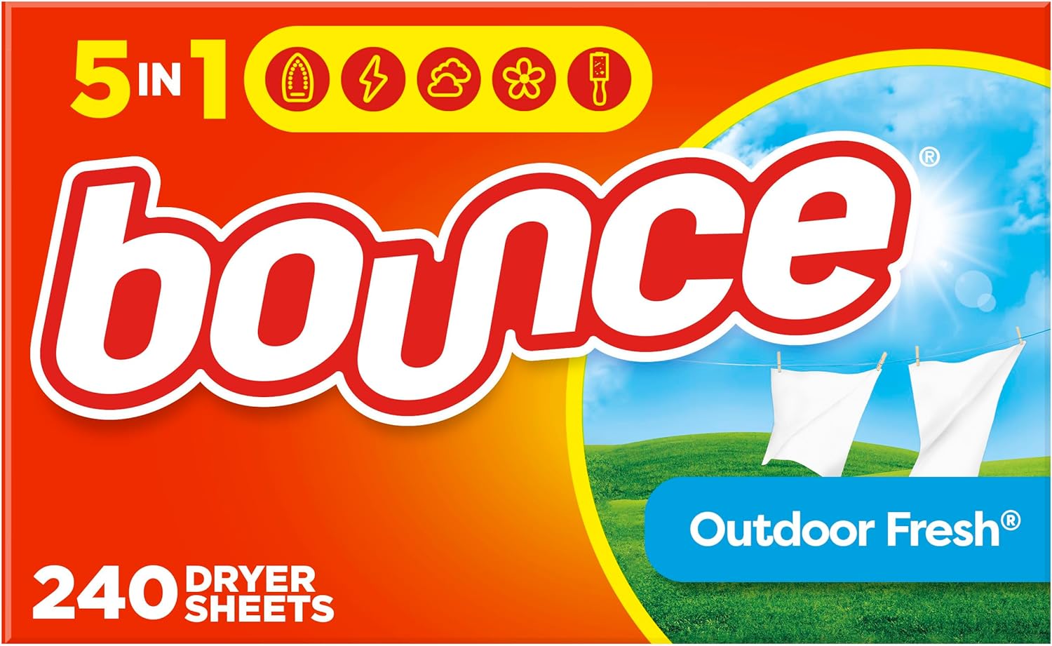 240-Count Bounce Dryer Sheets Laundry Fabric Softener + $5.50 Amazon Credit $9.45 w/ S&S + Free Shipping w/ Prime or on $35+