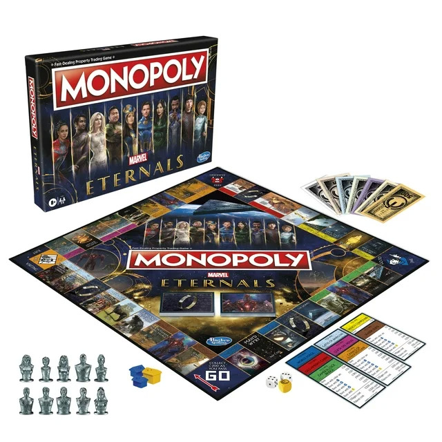 Monopoly: Marvel Studios' Eternals Edition Board Game $6.55  + Free S&H w/ Walmart+ or $35+