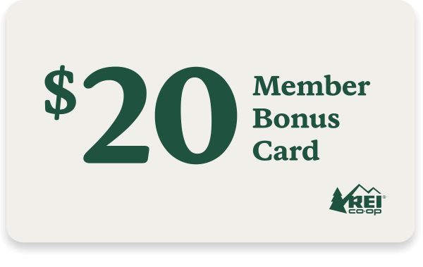 REI Co-Op Members: Purchase $100+ REI Gift Card & Earn $20 Bonus Card