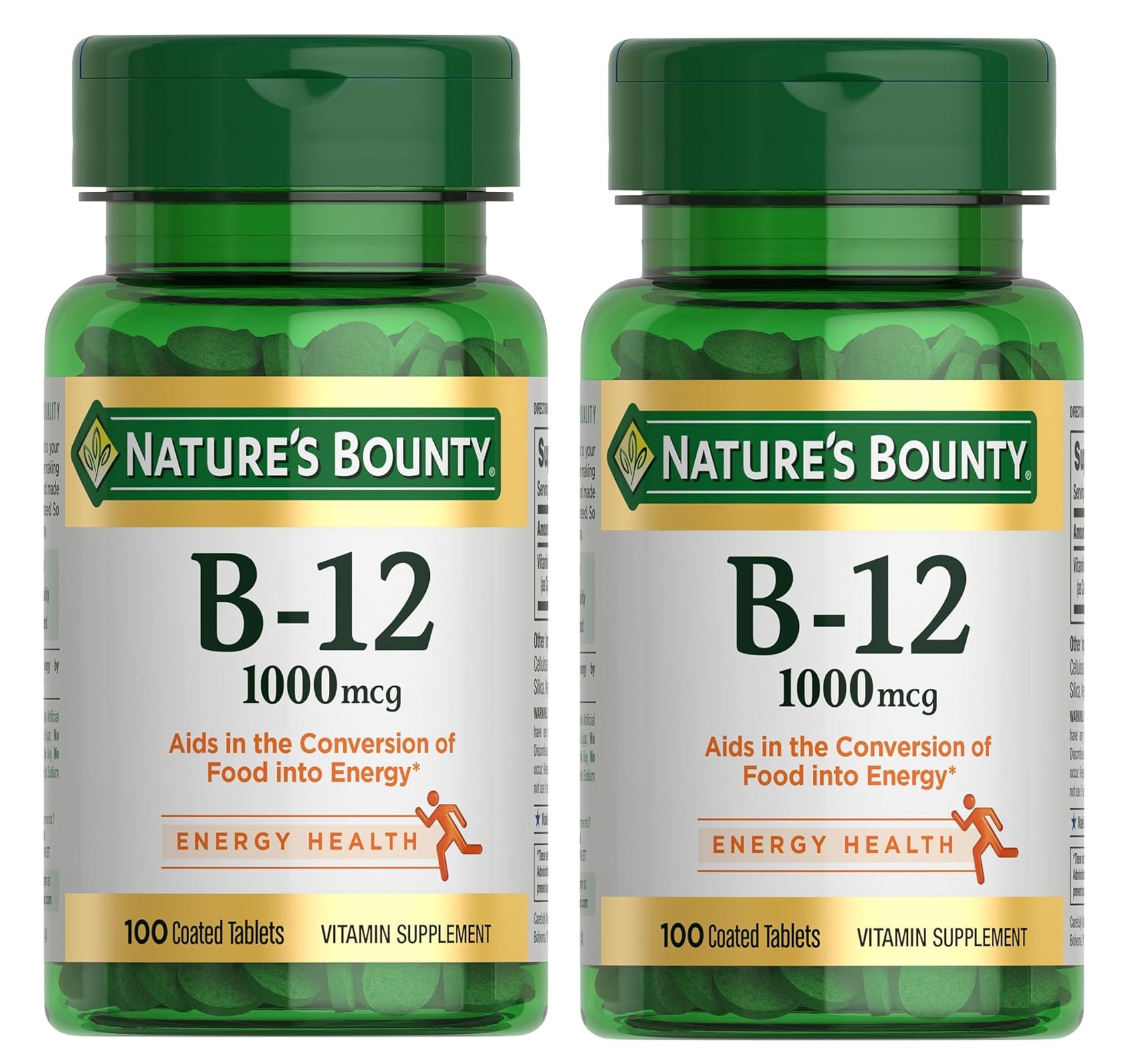 Nature's Bounty Vitamins & Supplements: Buy 1 Get 1 Free + 30% Off: 100-Count Vitamin B12 1000mcg Coated Tablets 2 for $6.80 & More w/ S&S + Free Shipping w/ Prime or on $35+