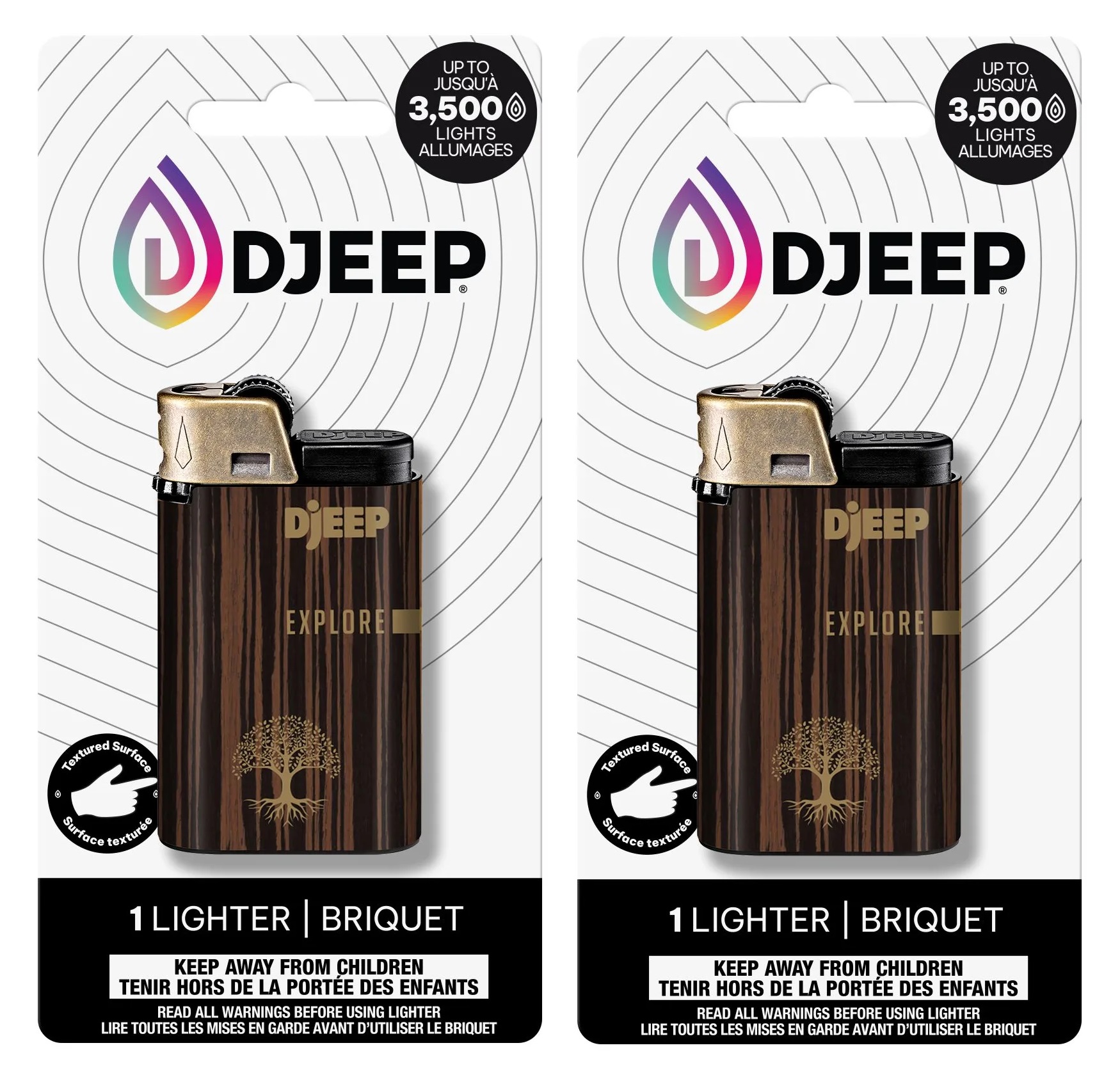 2-Pack BIC DJeep Pocket Lighter Bold Collection (Colors May Vary) + $3.43 Walmart Cash $6.85 + Free Store Pickup at Walmart, FS w/ Walmart+ or FS on $35+