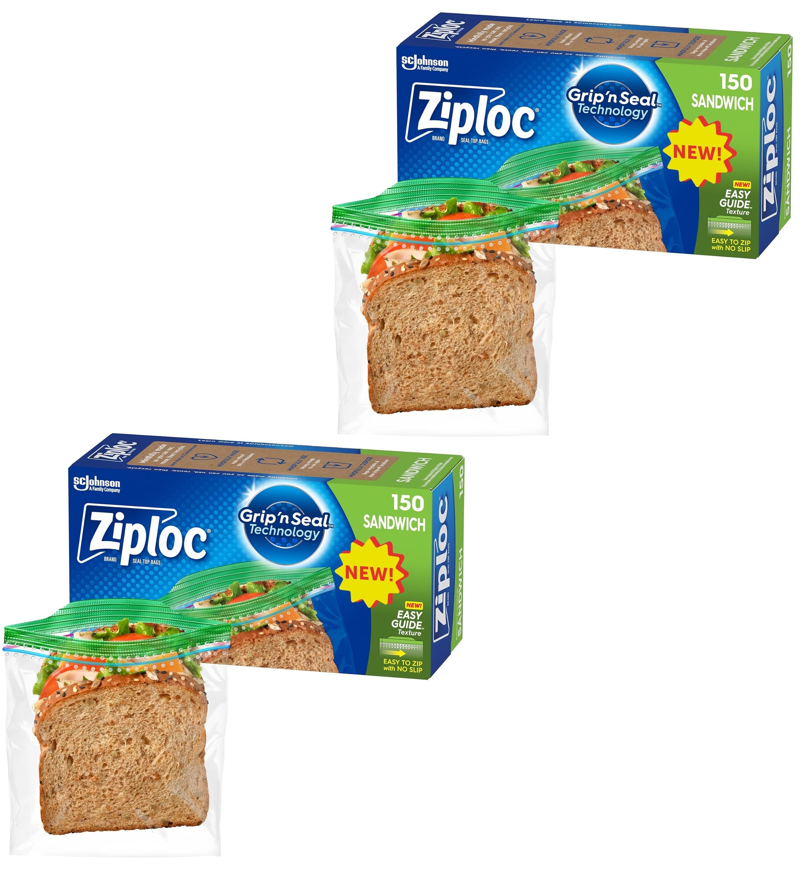 300-Count Ziploc Sandwich & Snack Bags $10 + Free Shipping w/ Prime or on $35+