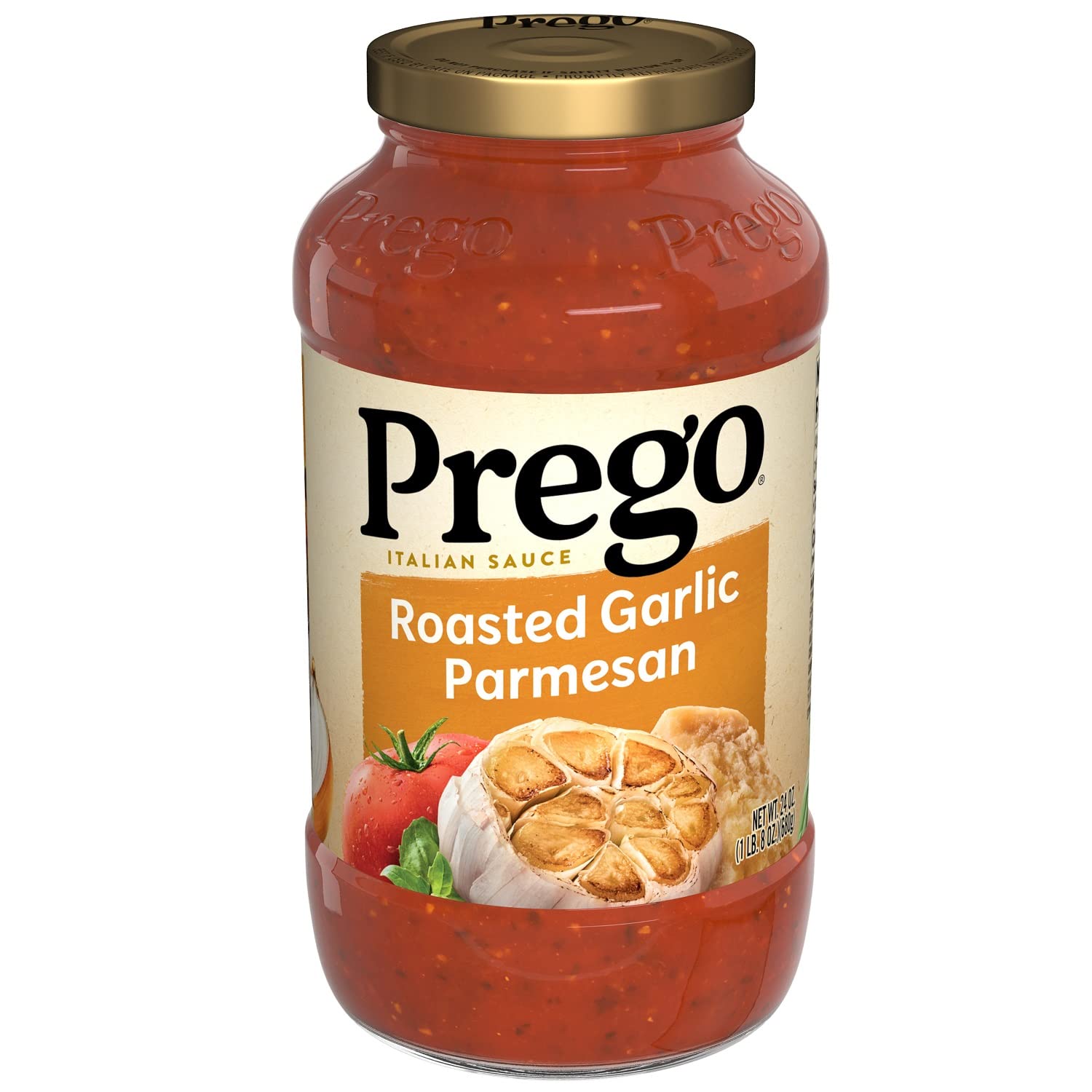 24-Oz Prego Italian Tomato Pasta Sauce w/ Roasted Garlic & Parmesan Cheese $1.60 & More w/ S&S + Free Shipping w/ Prime or on $35+