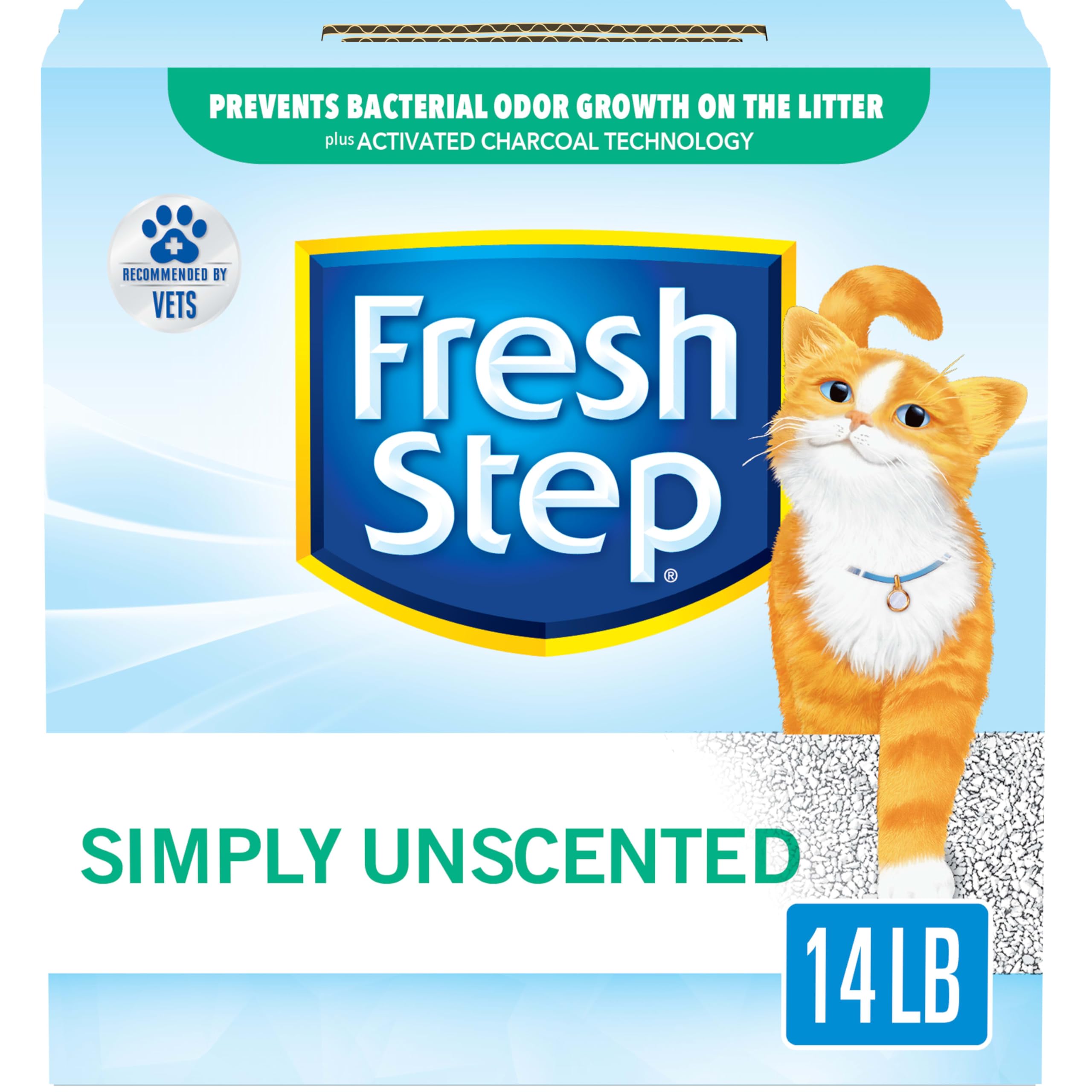 14-lbs Fresh Step Simply Unscented Clumping Cat Litter $5.85 w/ S&S + Free Shipping w/ Prime or on $35+
