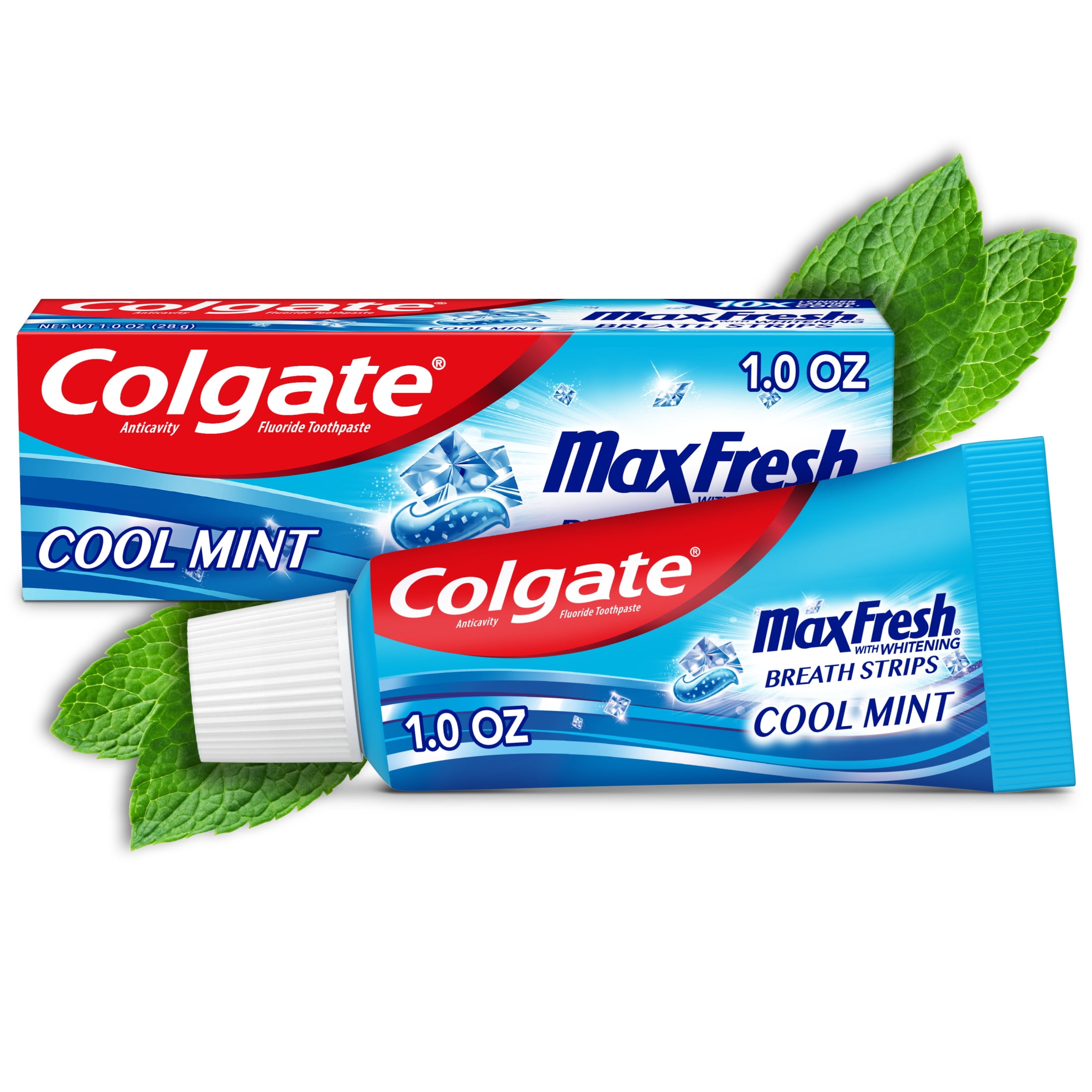 1-Oz Colgate Max Fresh Travel Size Toothpast w/ Mini Breath Strips (Cool Mint) + $2 Walmart Cash $0.97 + Free Store Pickup at Walmart