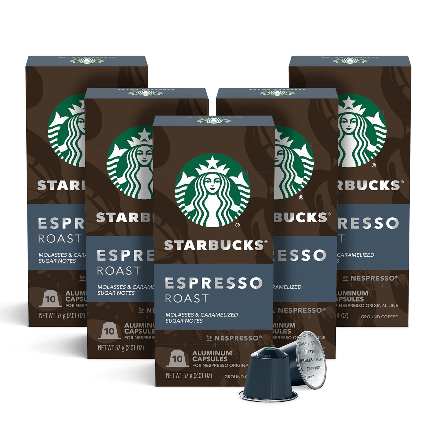 50-Count Starbucks by Nespresso Dark Roast Espresso Coffee Capsules $20.35 + Free Shipping w/ Prime or on $35+