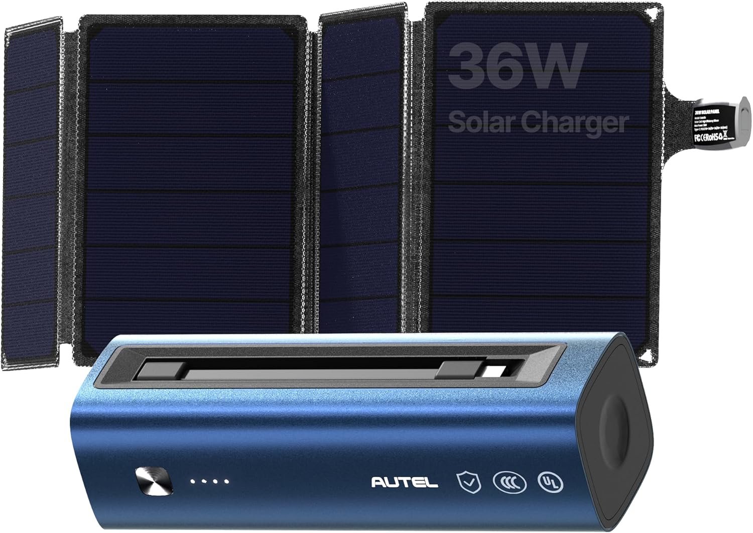 Prime Members: 15000mAh 22.5W Autel LiFePO4 Portable Power Bank + 36W Foldable Solar Panel $35.69 + Free Shipping