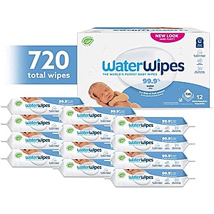 Get 9 Packs of WaterWipes Baby Wipes for Just $21.55 Shipped on