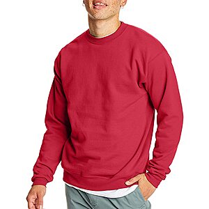 Hanes men's ecosmart shop fleece crew neck sweatshirt