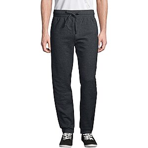 Hanes Men s EcoSmart Jogger Sweatpants w Pockets Charcoal