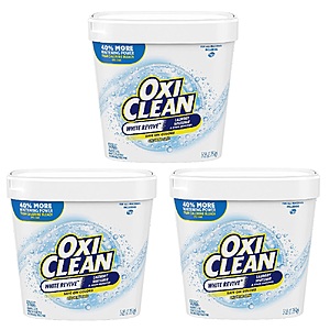 OxiClean White Revive Laundry Whitener and Stain Remover Powder, 3 lb -  Walmart.com