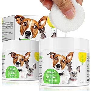 Cat ear deals cleaning wipes