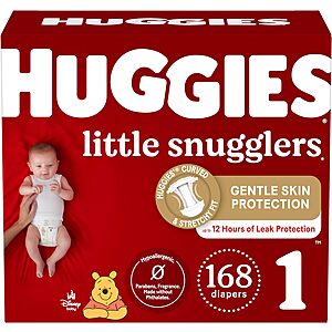 Huggies Baby Diapers: 88-Count Snug & Dry (Size 3) + $15  Credit
