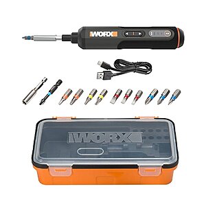 Worx 4V 3-Speed 1/4" Cordless Screwdriver (WX240L) $24 + Free Shipping